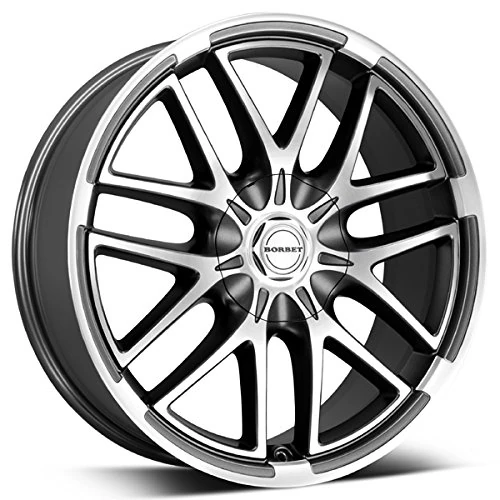 Borbet x A 8.5 x 19 ET 35 Bolt Circle 5 x 120 Hub Centering 67.1 x A 85935120567.1MAPM, Mistral Anthracite Polished Matt