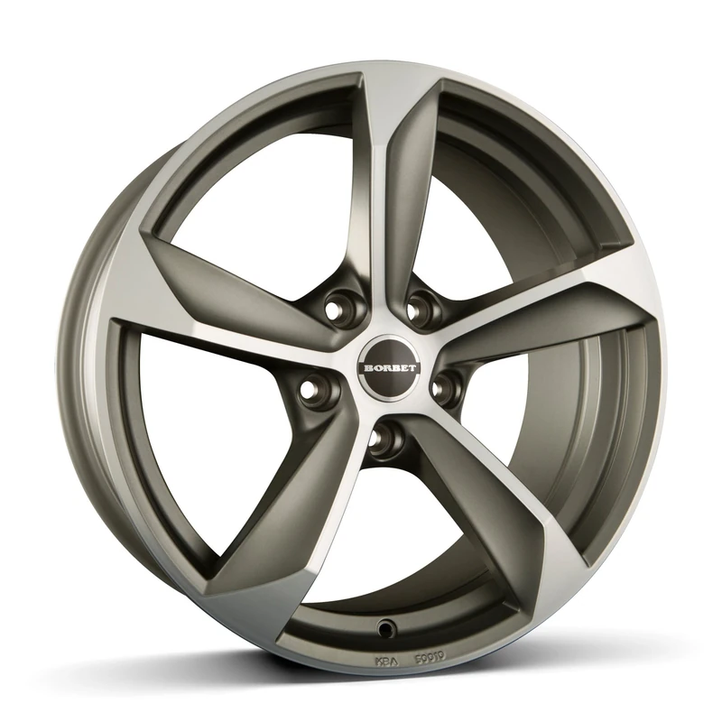 Borbet S 8.5 x 19 ET 40 Bolt Circle 5 x 114.3 Hub Centering 72.5 S 85940114.3572.5GPM, Graphite Polished Matt