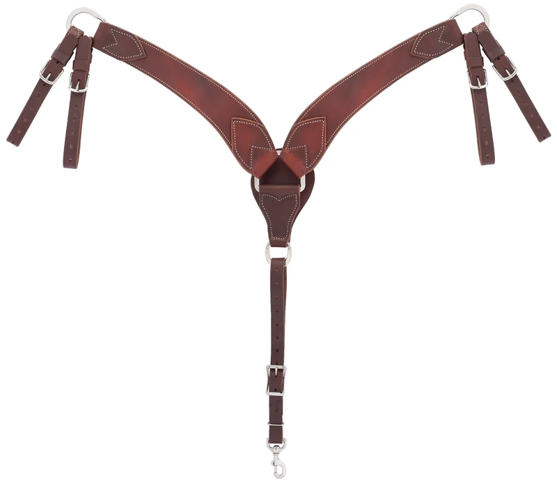 Weaver Leather Working Tack Roper Breast Collar, Golden chestnut - Image 1