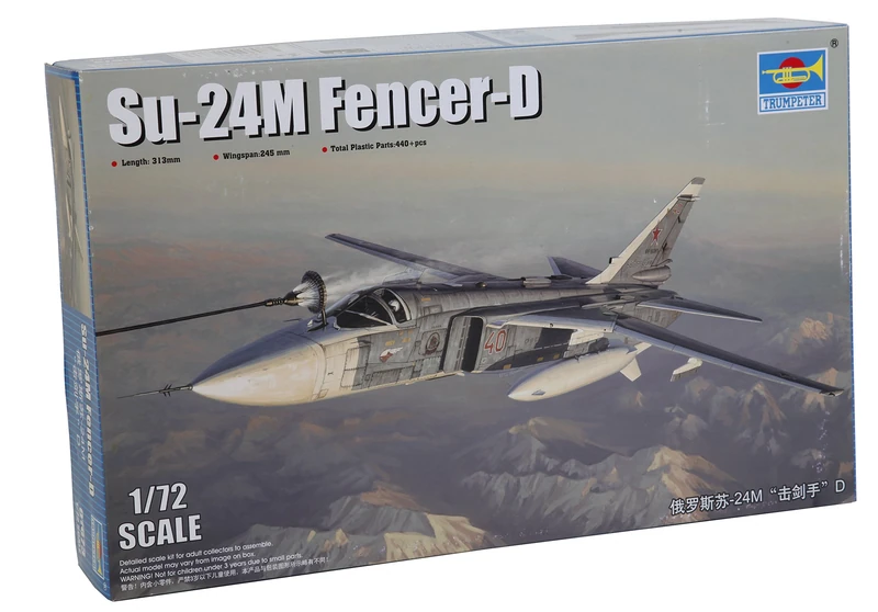 Trumpeter 1:72 Sukhoi Su-24M Fencer-D Model Building Kit