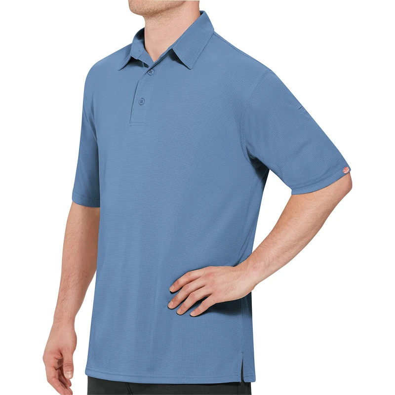 Red Kap Men's Big-Tall Professional Polo Shirt, Medium Blue, XXXXXXL - Image 1