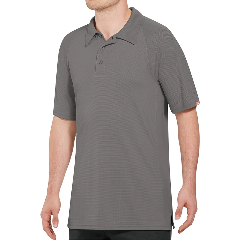Red Kap Men's Big and Tall Big & Tall Active Performance Polo Shirt - - XXXXL Grey