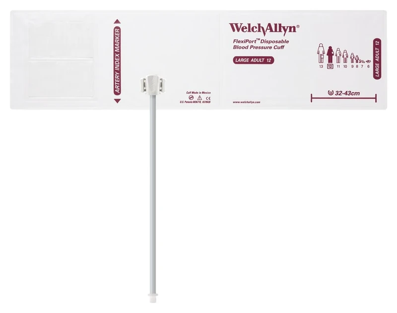 Welch Allyn SOFT-12-1SC-1 Large Adult Disposable Cuffs (Pack of 20)