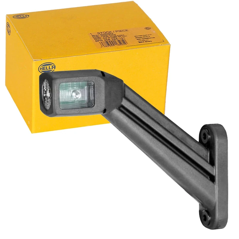 HELLA 2XS 011 744-181 Marker Light - LED - 12/24V - Cable: 1000mm - Plug: Quick Link - 2-pin connector - right/Lateral Mounting - Image 1