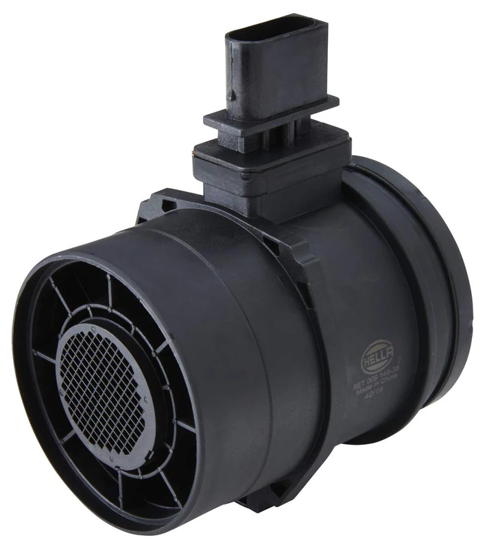 HELLA 8ET 009 149-381 Air Mass Sensor - 4-pin connector - Pipe-neck