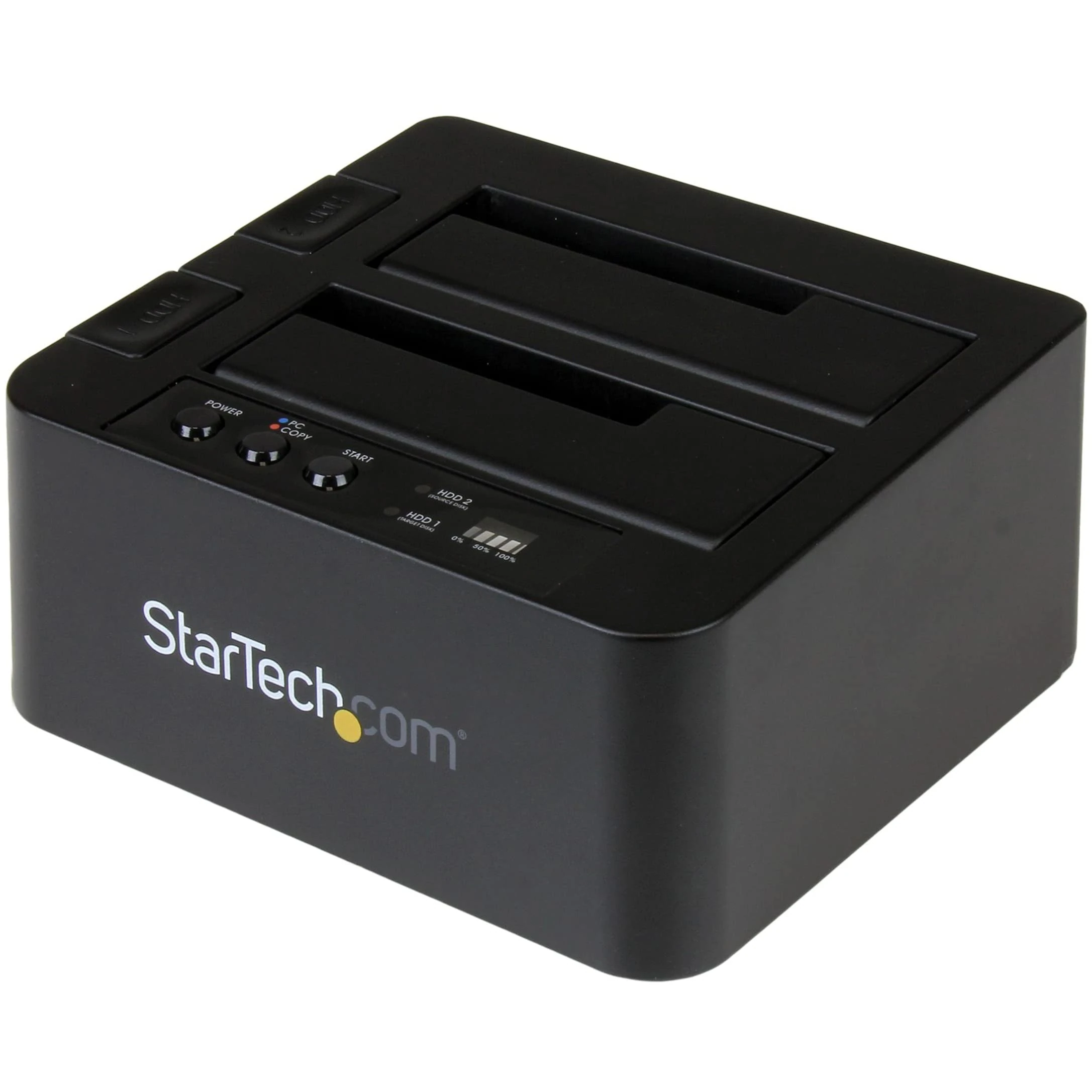 StarTech.com Standalone Hard Drive Duplicator - External Dual Bay HDD/SSD Cloner/Copier - USB 3.1 (10Gbps) to SATA III HDD/SSD Docking Station, Hard Disk Cloning / Recovery, Disk Cloner (SDOCK2U313R)