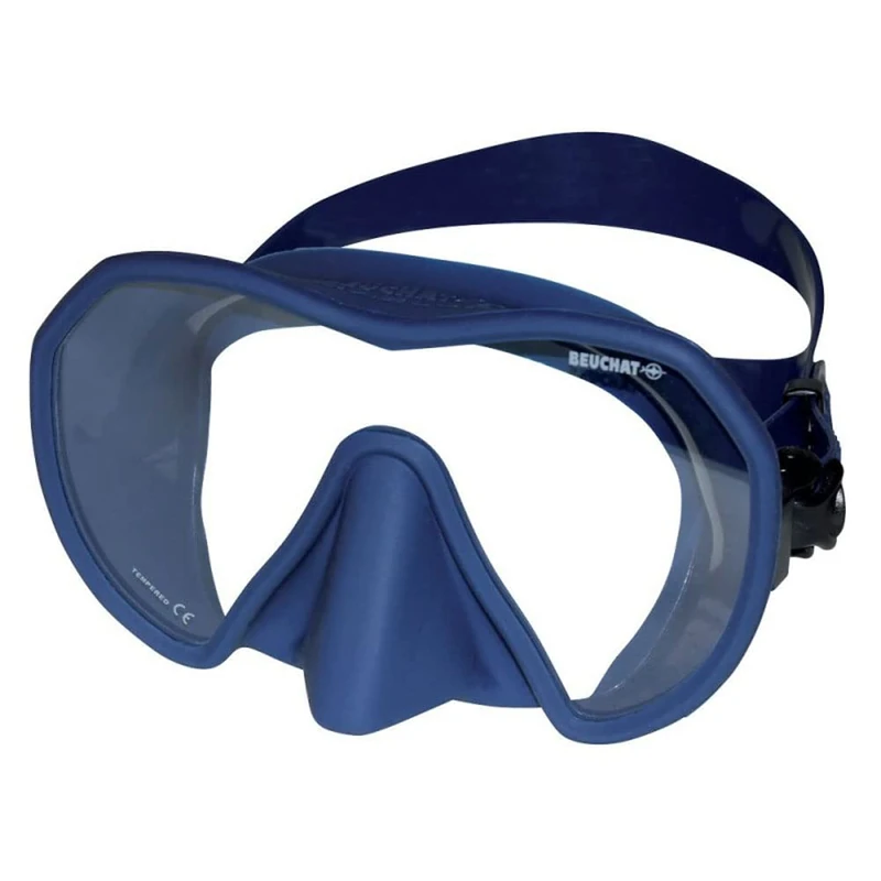 Beuchat Maxlux Diving Mask S - for Narrow Face Shapes (Colour: Blue) - Image 1