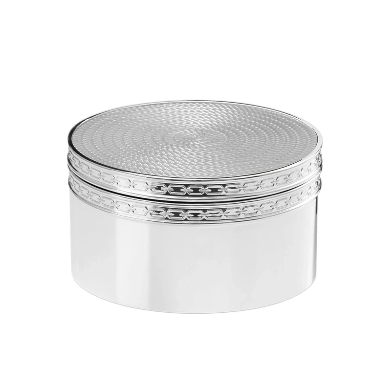 Wedgwood Silver Covered Box, 3.2cm