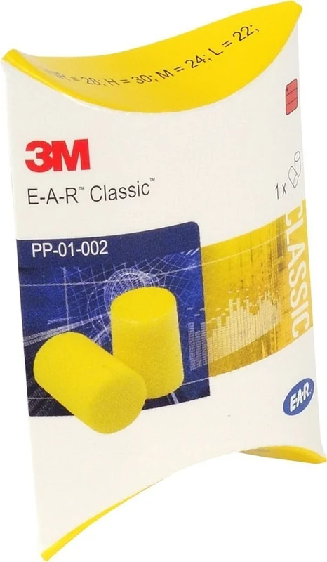 3M E-A-R Ear Plugs 28 dB Moisture Resistant - 25 Pairs Yellow PP01200