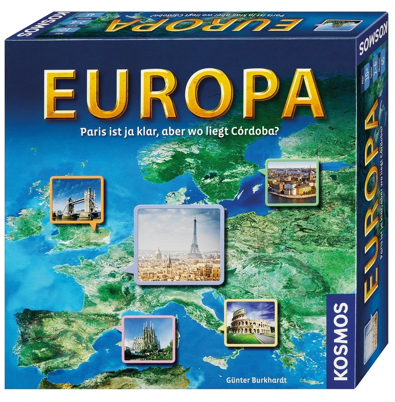 Kosmos Games 692636 Quiz Game Europe [German Language Product]