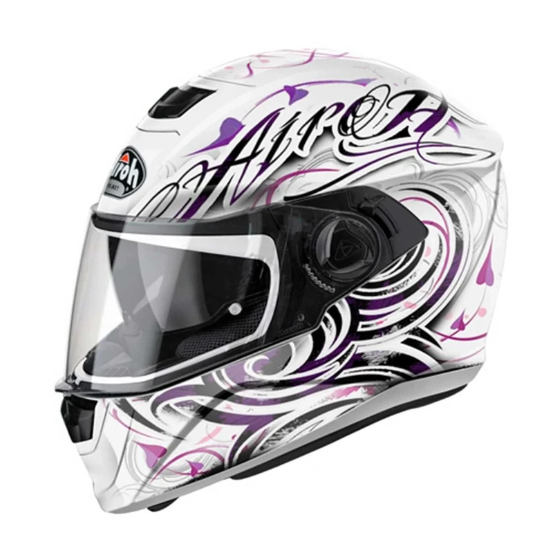 Airoh Storm Poison Helmet, White, Size 54-XS