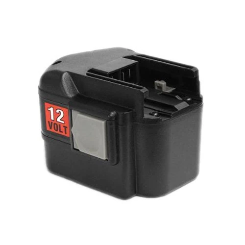 Amsahr MIL-12(A) 12 V 3000 mA NI-MH Replacement Power Tool Battery for Milwaukee 48-11-1900 - Black
