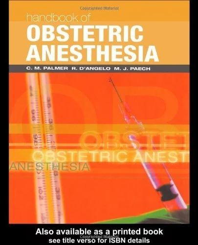 Handbook of Obstetric Anesthesia (Clinical References) by CRC Press (2001-06-15)
