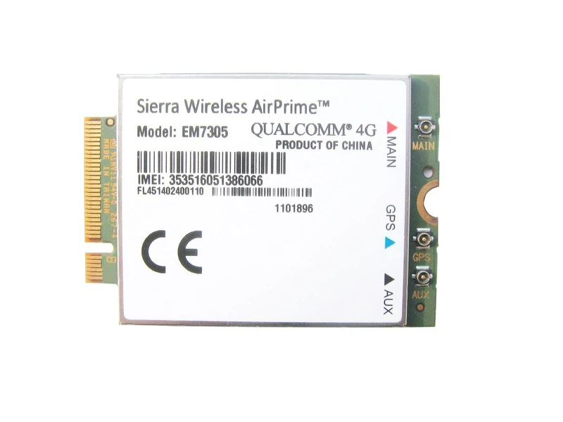 Sierra AirPrime wireless 3G 4G EM7305 LTE HSPA+ GPS 100Mbps NGFF M.2