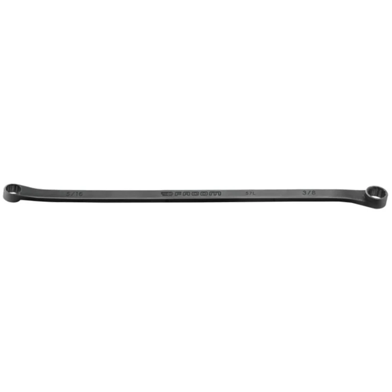 FACOM 5711/16x13/16 Short Offset Polygonal Spanner 15° Inches, Black, 11/16 x 13/16 Inches