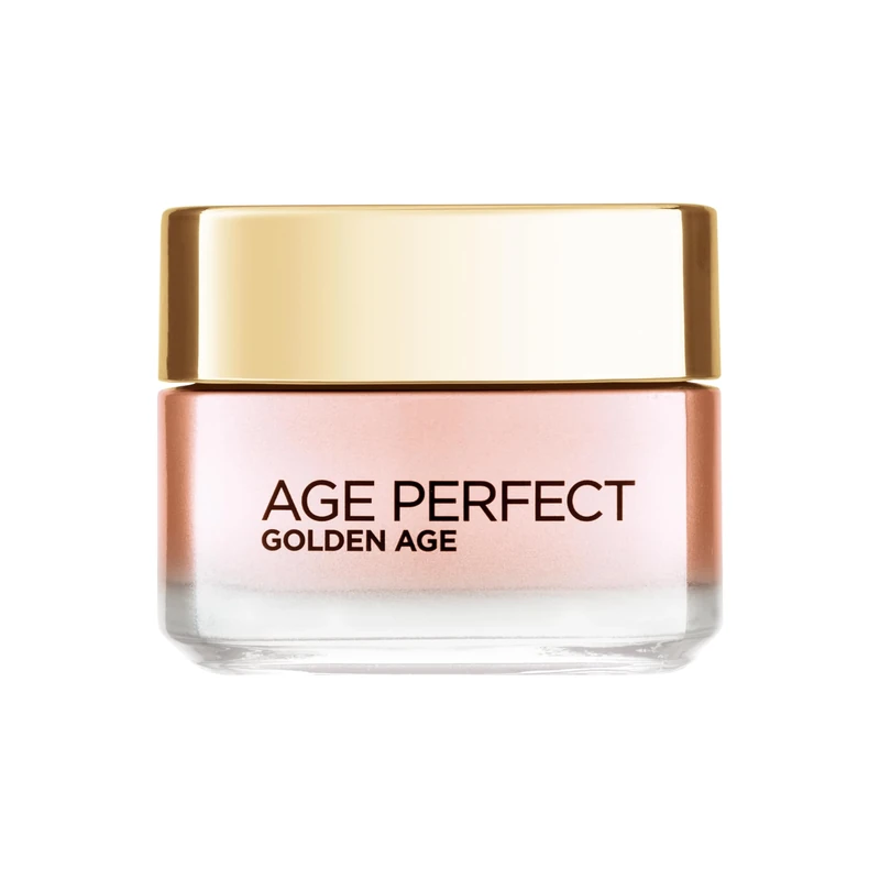 L’Oréal Paris Age Perfect Golden Age Rosy Day Cream 60+, Moisturising, Reactivates Radiance with Instant Glow, Peony Native Cells, Calcium B3, 50ml
