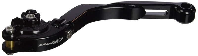 PUIG 24NNN 3.0 clutch lever. Black extendable black folding with selector Black