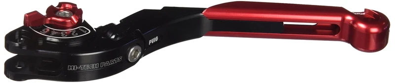 PUIG 24RNR 3.0 clutch lever. Black extendable red folding with selector Red