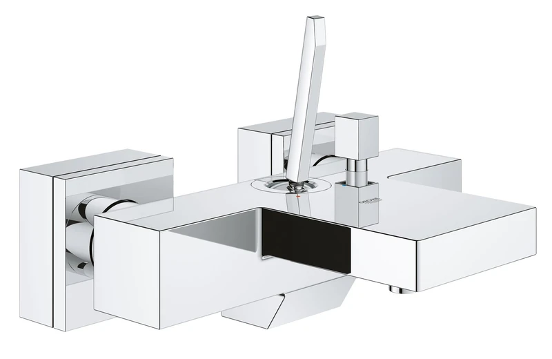 GROHE 23666000 Eurocube Joy Single-Lever Bath Mixer - Chrome - Image 1