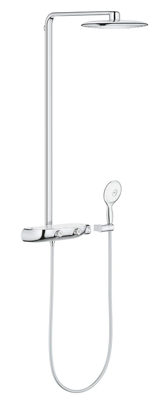 GROHE 26361000 360 Mono Rainshower Smart-Control Shower System with Thermostat for Wall Mounting - Chrome