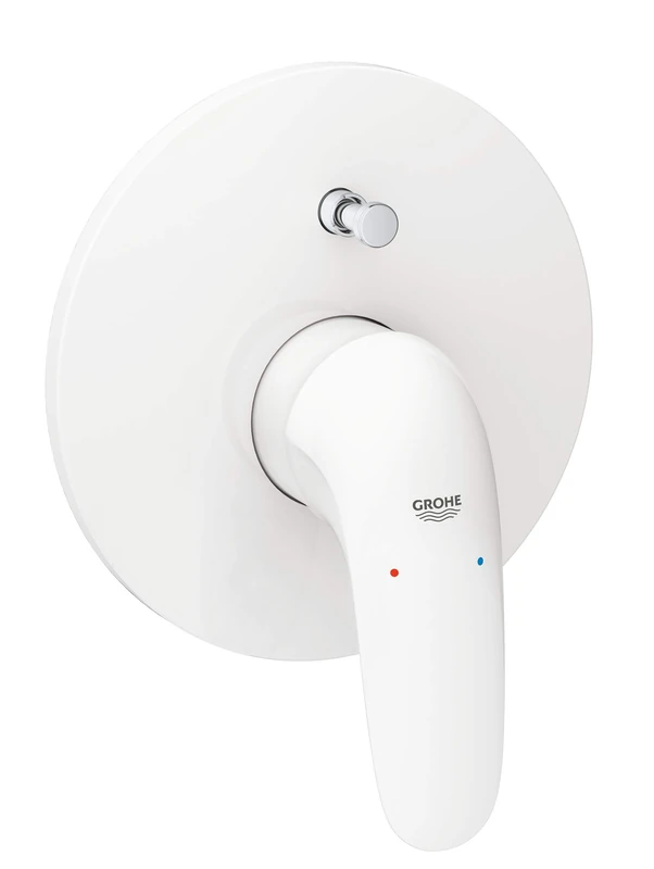 GROHE 29099LS3 Eurostyle Single-Lever Bath or Shower Mixer Trimset - Moon White