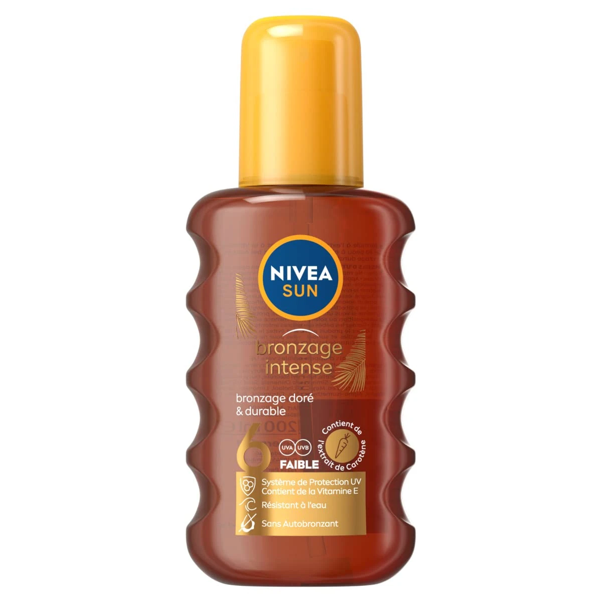 Nivea Sun Protective Oil Spray SPF 6 200 ml - Pack of 2