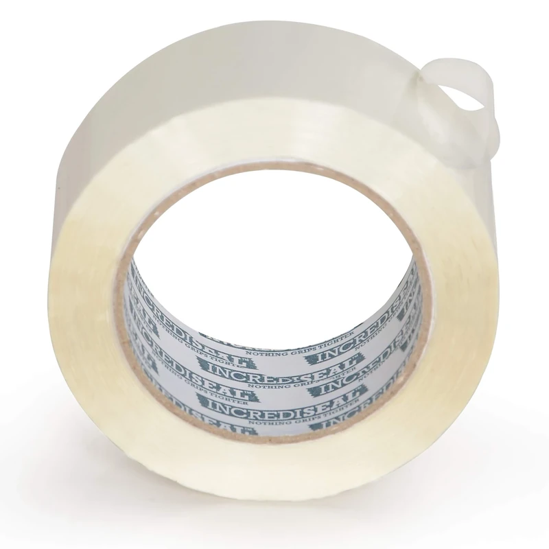 IncrediSeal 2 Inch Extra Wide White Heavy Duty Industrial Packaging Packing Shipping Tape (36 Rolls) 110 Yards x 2.1 Mil, UV Resistant, Waterproof,Moving, Mailing, Storage, Freezer