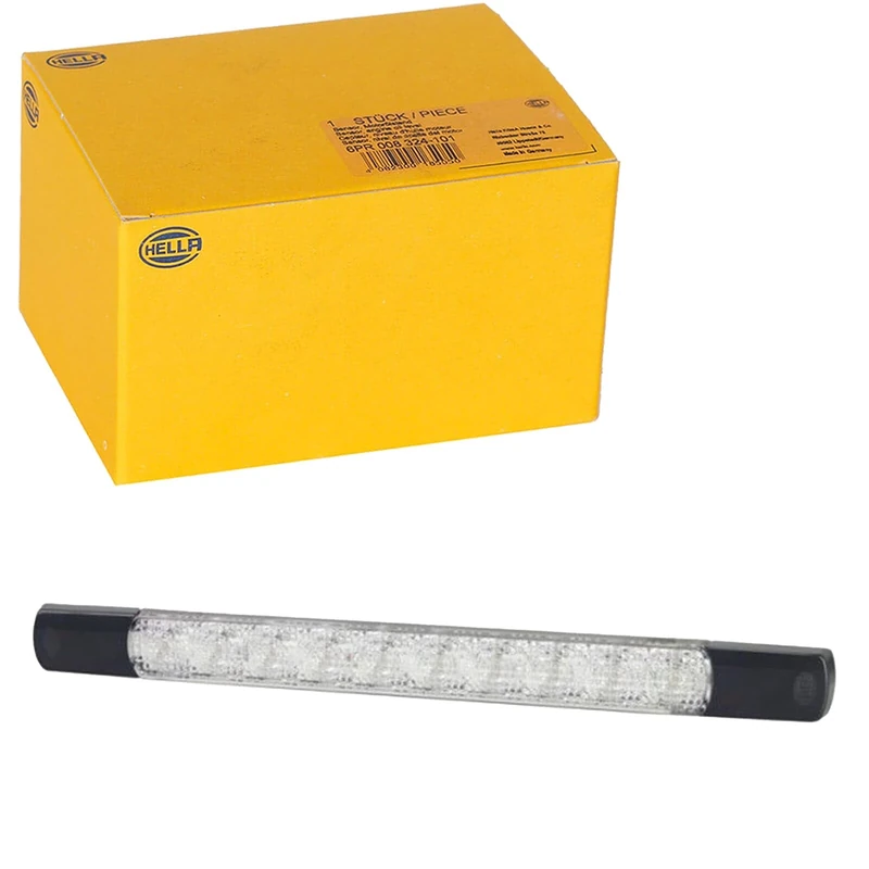 HELLA 2DA 980 887-311 Auxiliary Stop Light - Strip Lamp - LED - 12V - mounting - Lens Colour: transparent - LED colour: Red - Cable: 2500mm - Plug: open cable ends - Rear