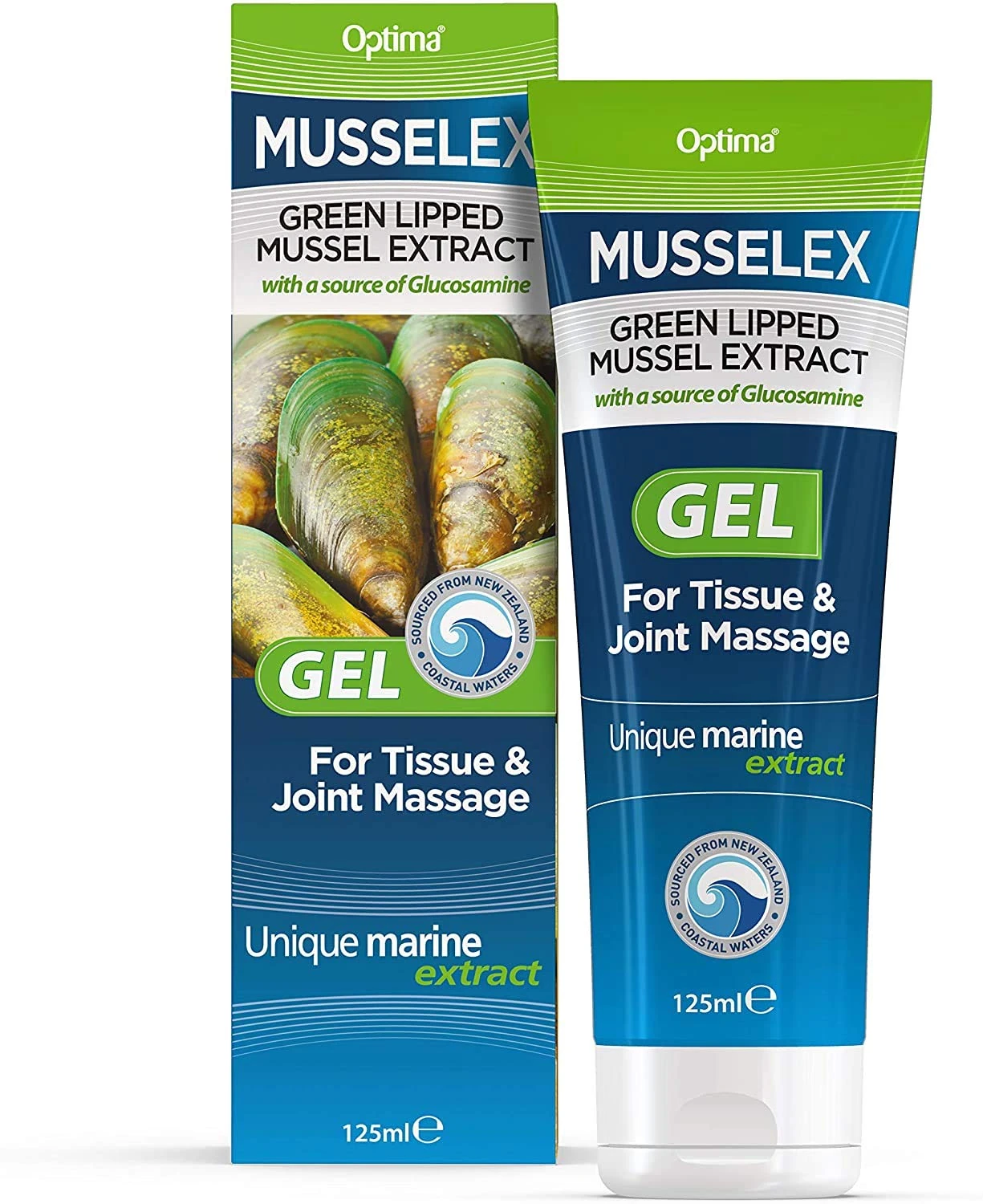 Optima Musselex Gel - Green Lipped Mussel Extract 125, ml (Pack of 3)