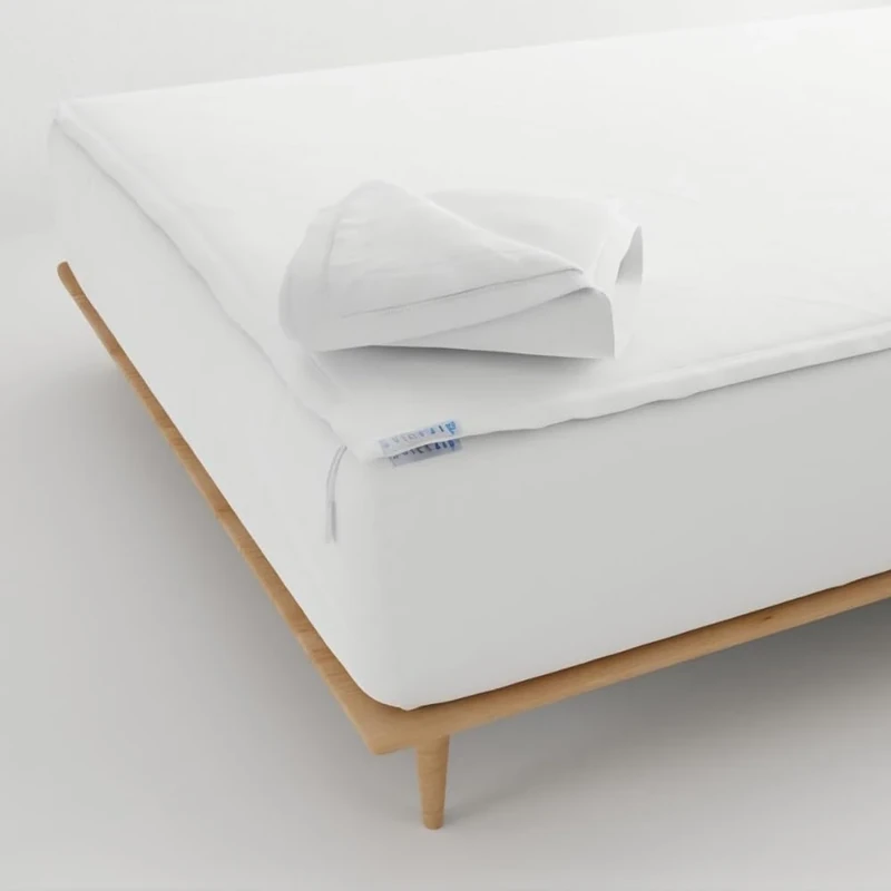 QuickZip Fitted Sheet - Includes 1 Fitted Sheet Base & 2 Zip-On Sheets - Easy to Change, Fold & Wash Queen Sheet - Soft Sateen 400 TC Cotton Fitted Sheets - 16” Deep Pockets Queen Size Sheets – White