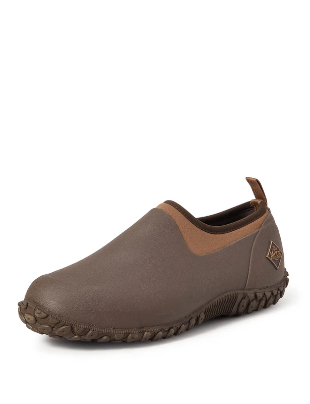 Muck Boots Men's Muckster II Low Pull On Waterproof Shoe, Brown, 13