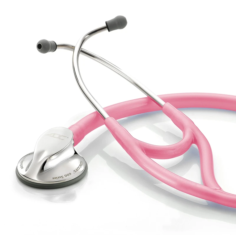 ADC Adscope 600 - Platinum Multifrequency Stethoscope - Metallic Pink