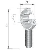 INA GAKR18-PB Plain Bearing Rod End