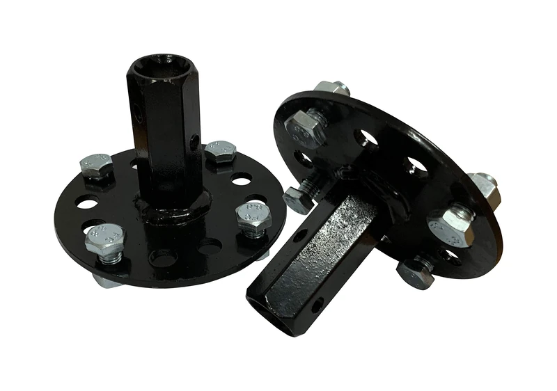 bricoferr pt600041 23 mm Hex Shaft for Wheel Metal and Tiller