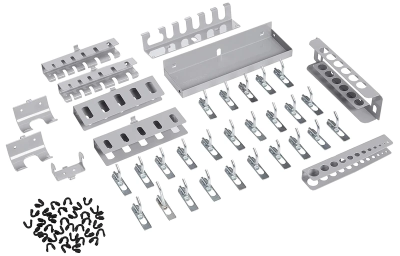 Bahco 1495CS-AC1 Hooks Set, Silver, Set of 35 Piece