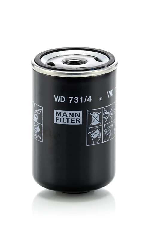 MANN-FILTER WD 731/4 Oil Filter - for Off-Highway Applications