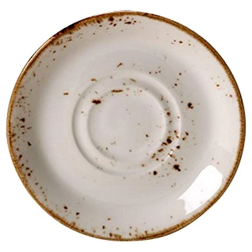 Steelite Craft Double Well Saucer White 6.5" / 16.5cm, Pack of 6
