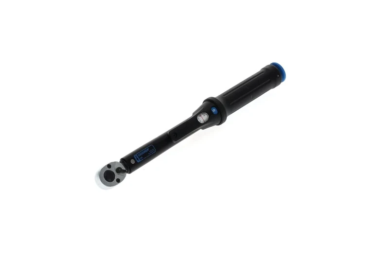 GEDORE Torcoflex Torque Wrench 1/4 Inch 5-25 Nm with Lever Reversible Ratchet, Steel Tube, Black/Blue