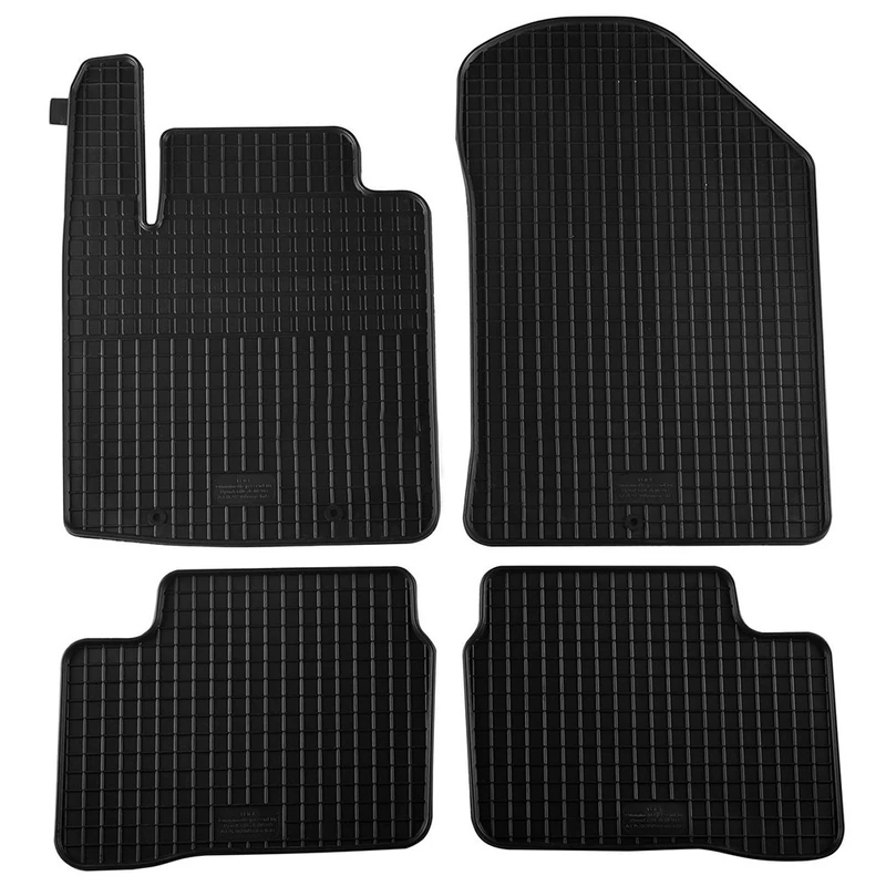 Petex 97210 Rubber Mats, Set of 4