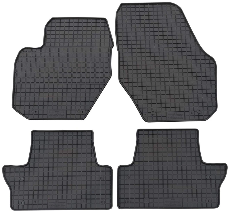 Petex 26610 Rubber Mats, Set of 4