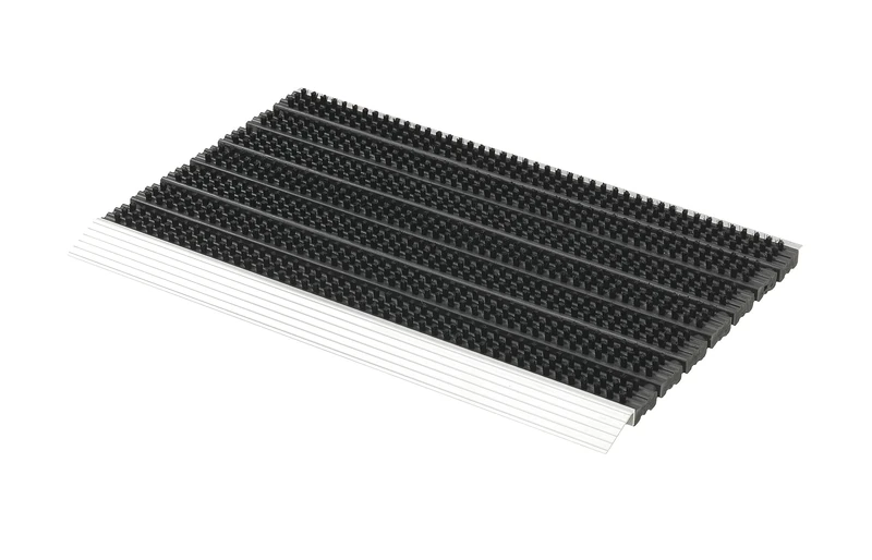 ASTRA Super Brush Doormat - Outdoor Mats - Extremely Durable Mat - Weatherproof Door Mat - 45 x 75 cm, Black