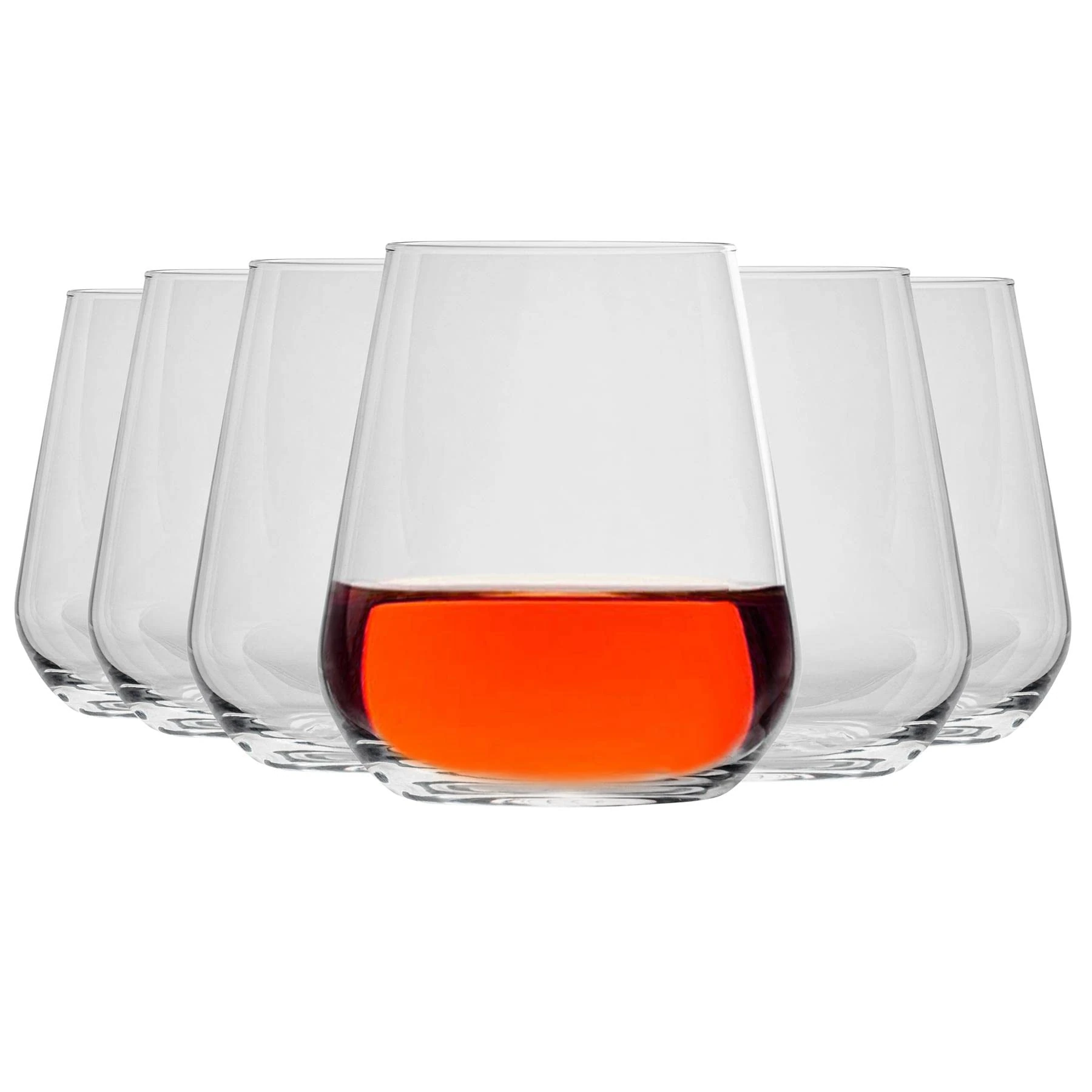 Bormioli Rocco InAlto Uno Set of Water Glasses, Pack of 6