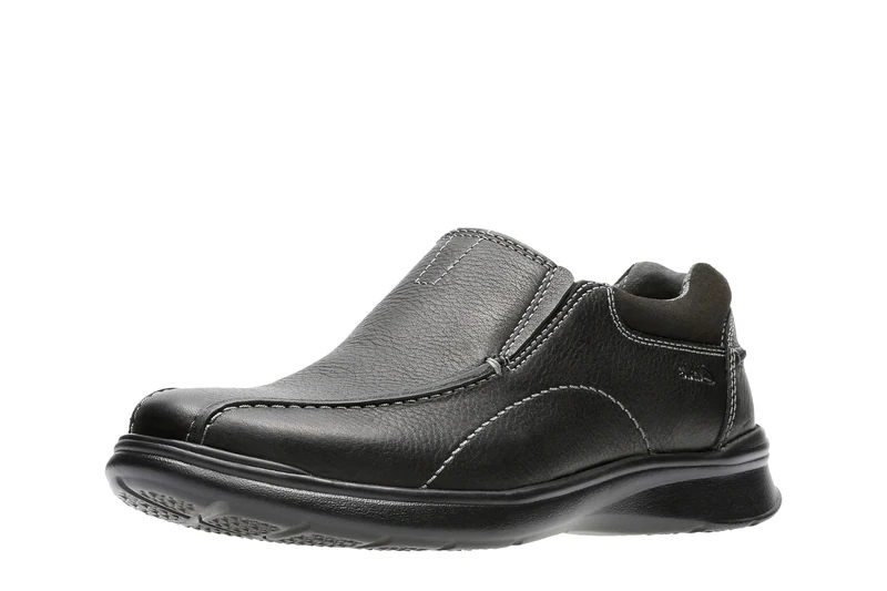 Clarks Men's Cotrell Step Loafers, Black Oily, 9 UK Wide