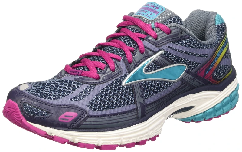 Brooks Vapor 3, Women Training Running Shoes, Multicolor (Peacoat/Bleue Bird/Festival Fuchsia), 8 UK (42 EU)