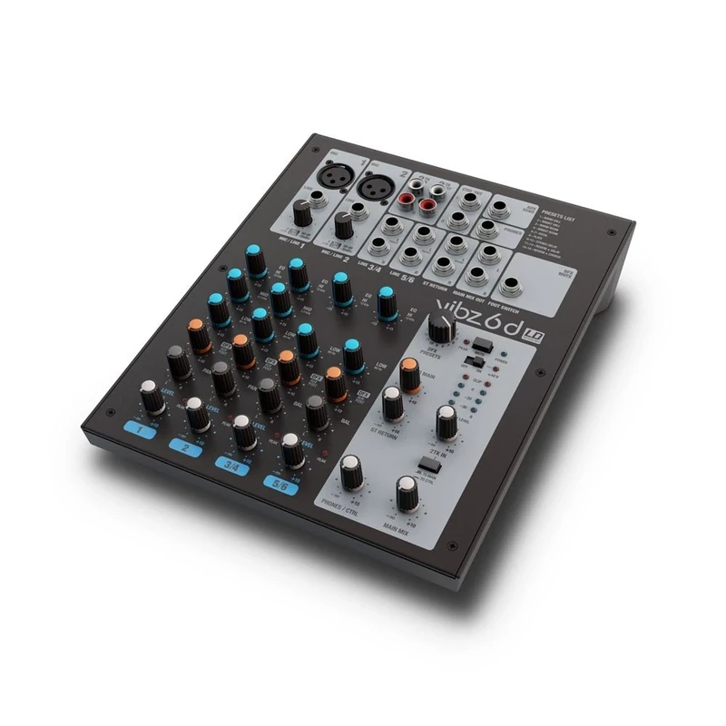 LD Systems VIBZ 6 D - 6-Channel Mixing Console with DFX - Image 1