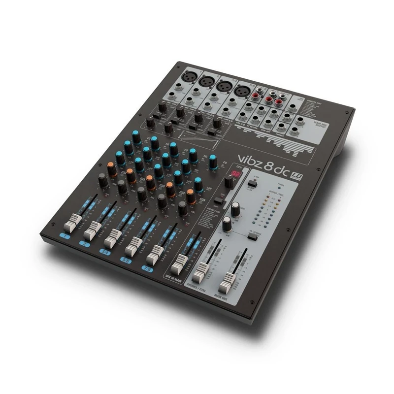 LD Systems VIBZ 8 DC - 8 Channel Mixing Console with DFX and Compressor - Image 1