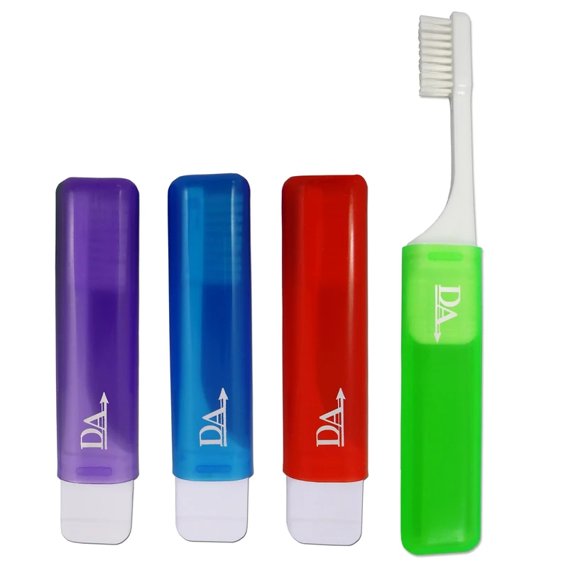 4 x Orthodontic Travel Toothbrush VTrim (Set of 4 Colours)