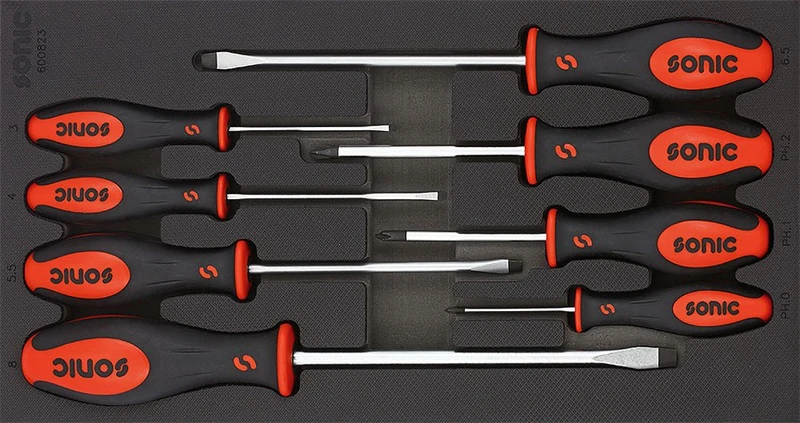 SONIC 600823 Screwdriver SFS 1/3 Set, Set of 8 - Image 1