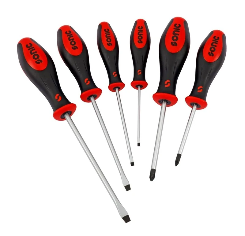 Sonic 600618 Screwdriver Set in Colour Box, Set of 6