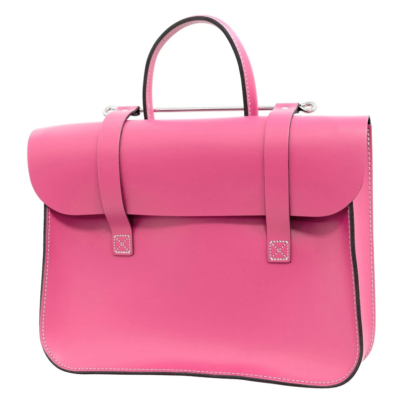 Oxford Traditional Leather MC1-PK Music Case - Baby Pink